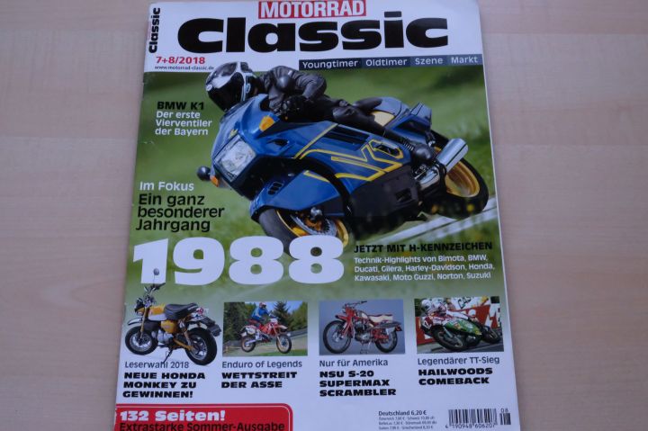 Deckblatt Motorrad Classic (07/2018)